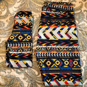 Lularoe Mommy & Me Legging Set